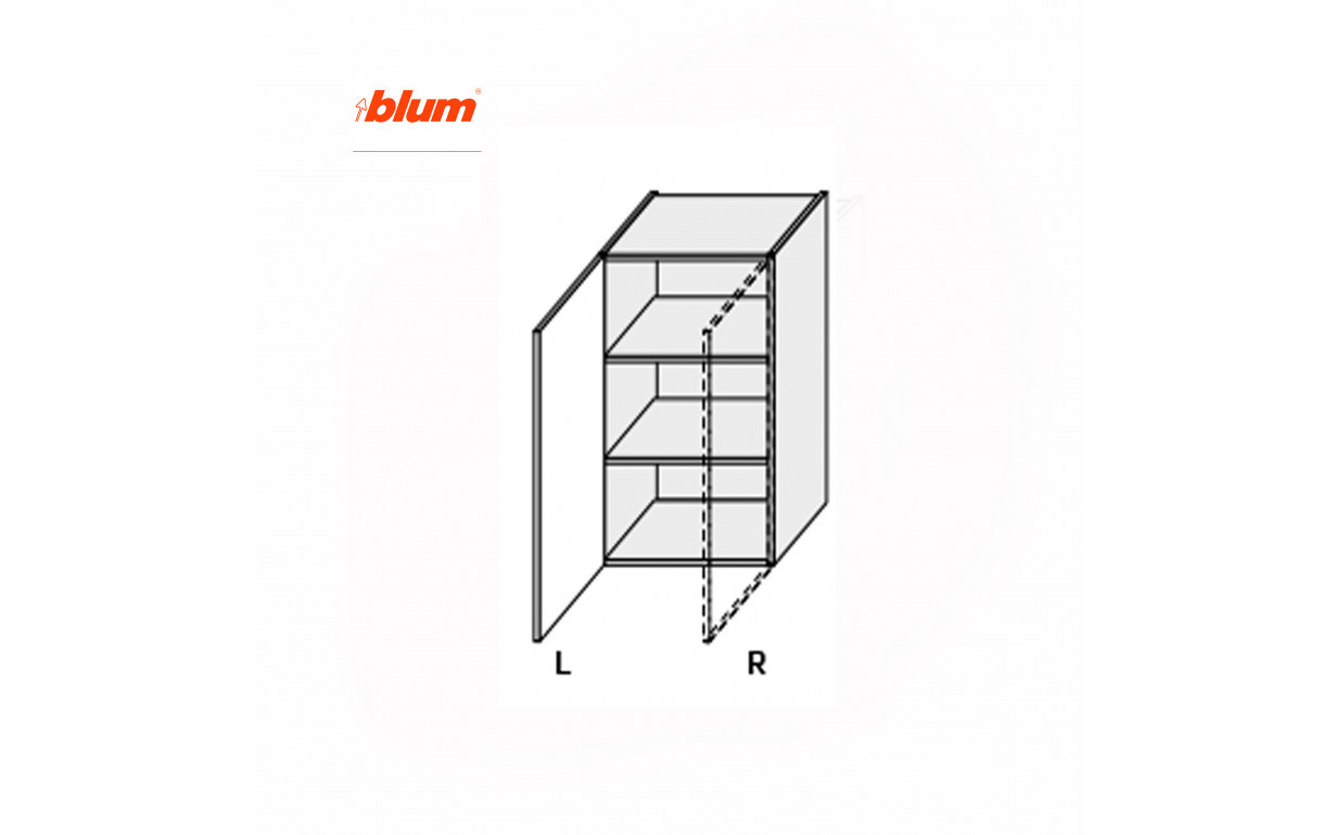 Кухонна секція Міленіум WG верхня 45В/900 1дв Pro Blum ПРАВА - Фото
